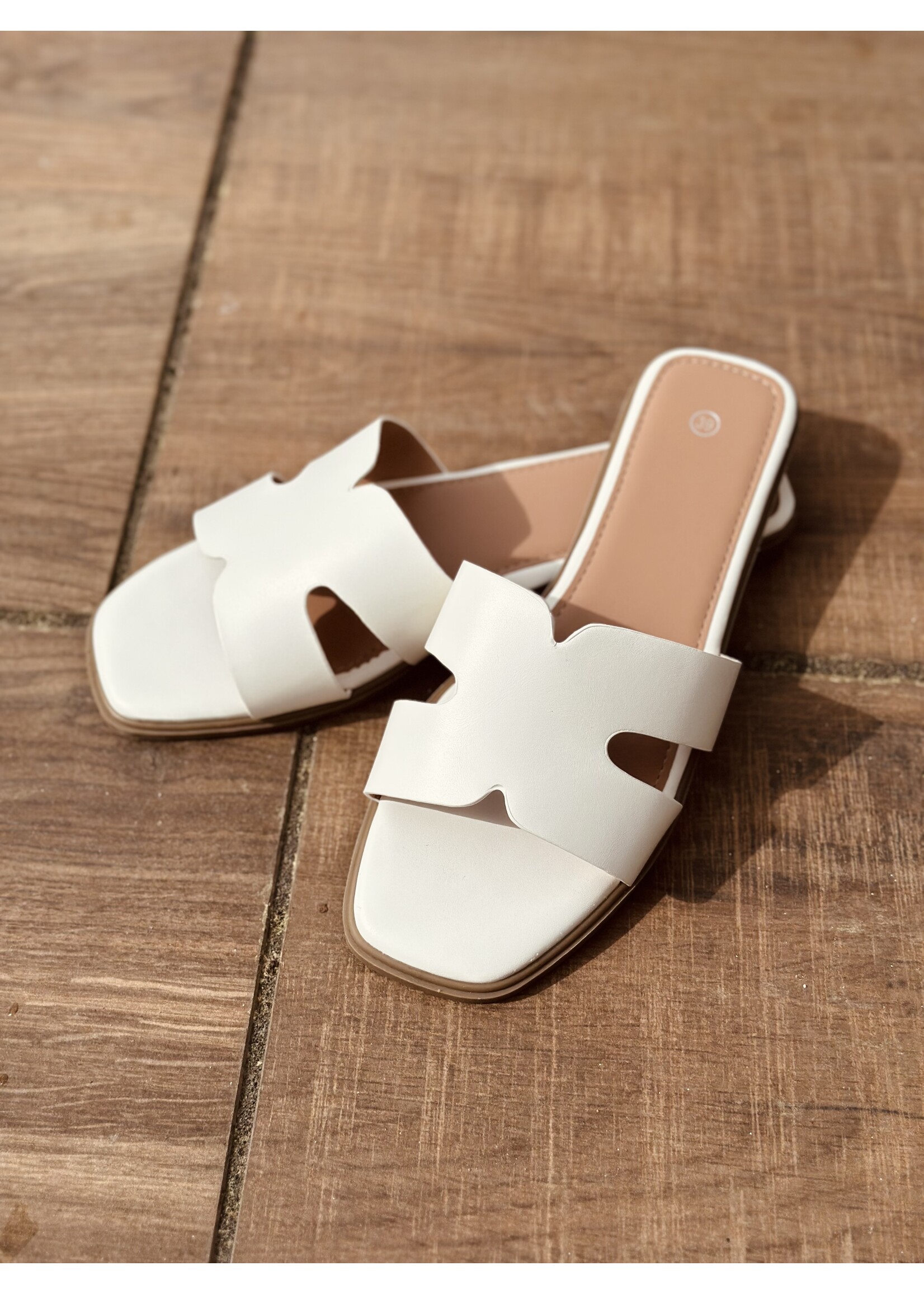 Sharona slipper white