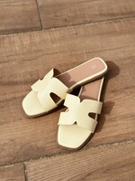 Sharona slipper yellow