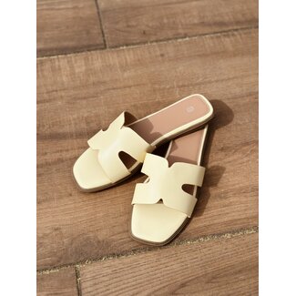 Sharona slipper yellow