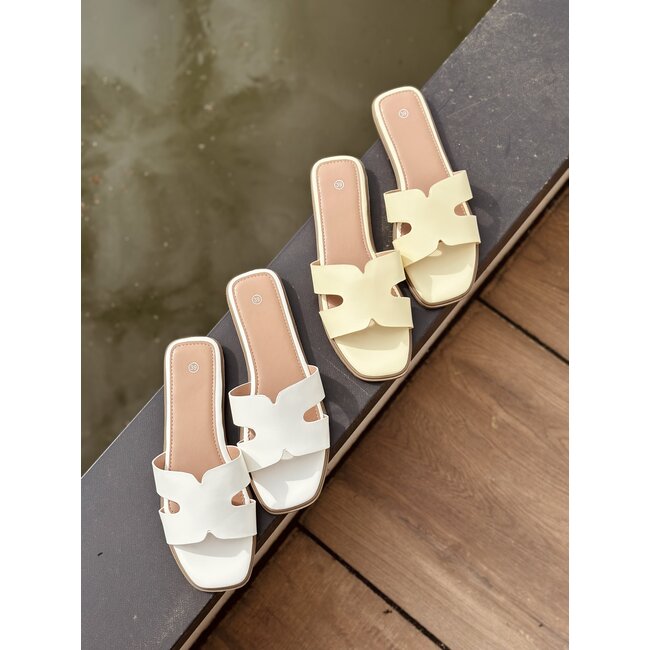 Sharona slipper yellow