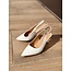 Kayla kitten heels white
