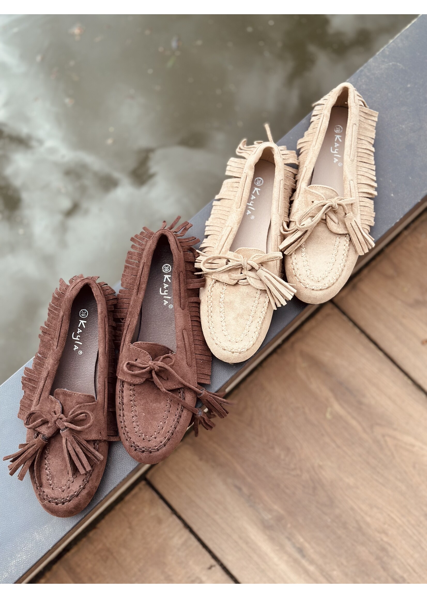 Marieloise loafers suède brown