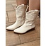 Garby cowboy boots leatherlook beige