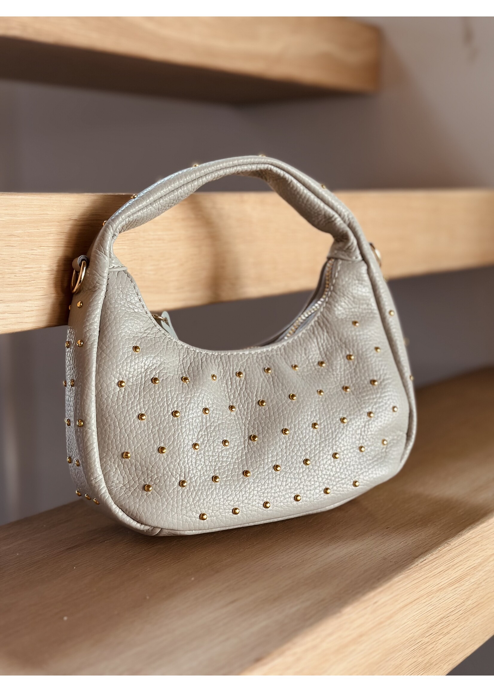 Samanthe bag mint green gold studs