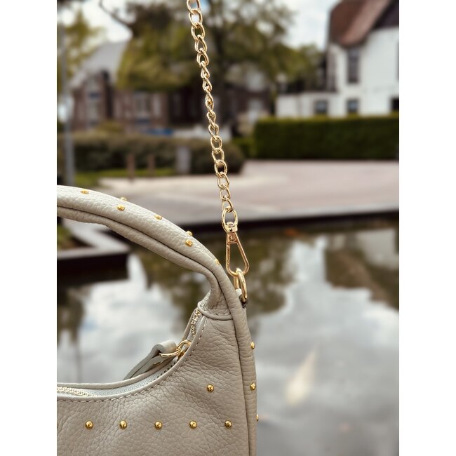 Samanthe bag mint green gold studs