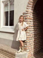 Larise dress beige print