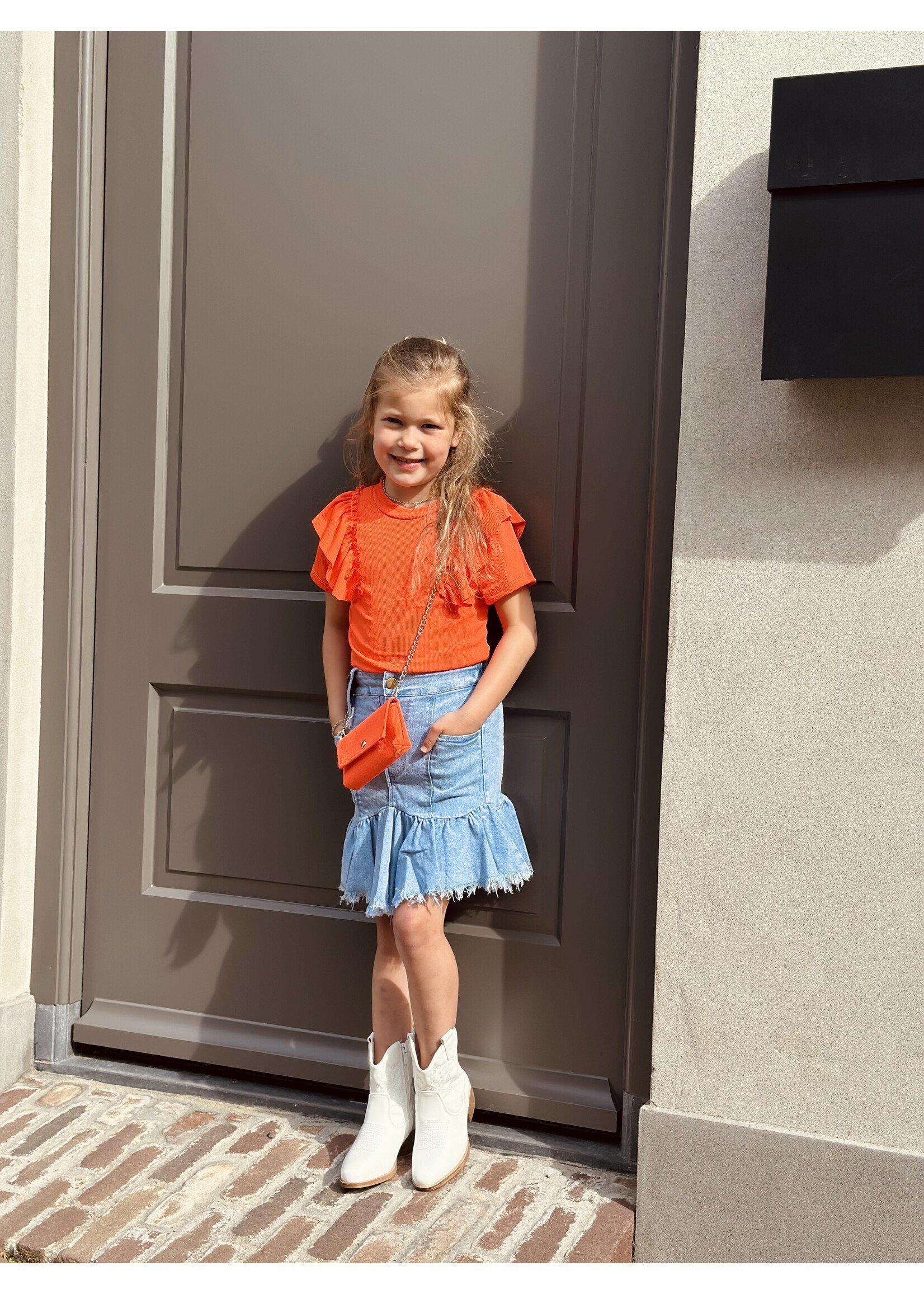 Rosana denim skirt blue