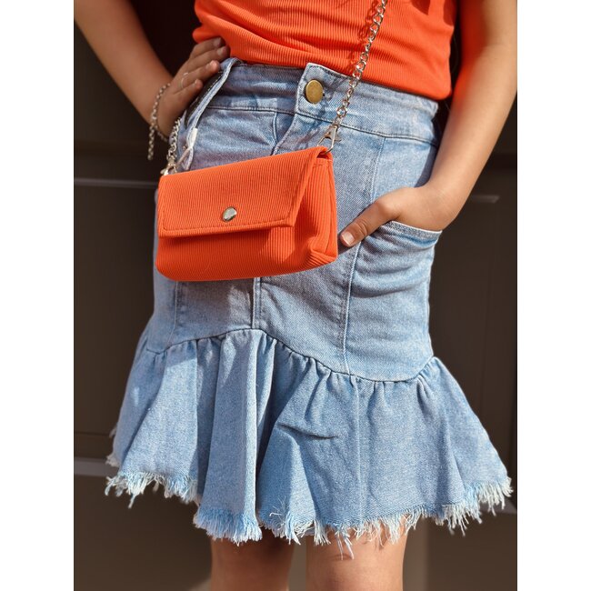 Rosana denim skirt blue