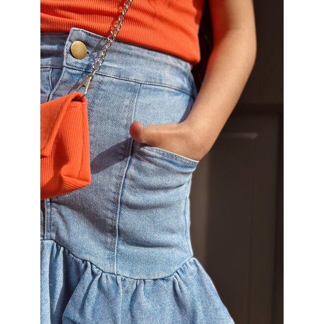 Rosana denim skirt blue