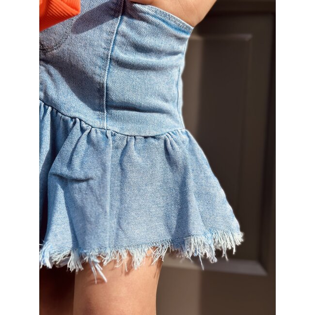 Rosana denim skirt blue