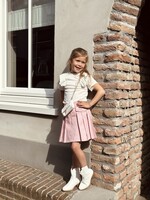 Deliana denim skirt pink