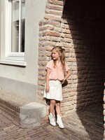 Deliana denim skirt white