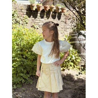 Deliana denim skirt beige