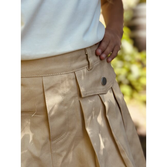 Deliana denim skirt beige