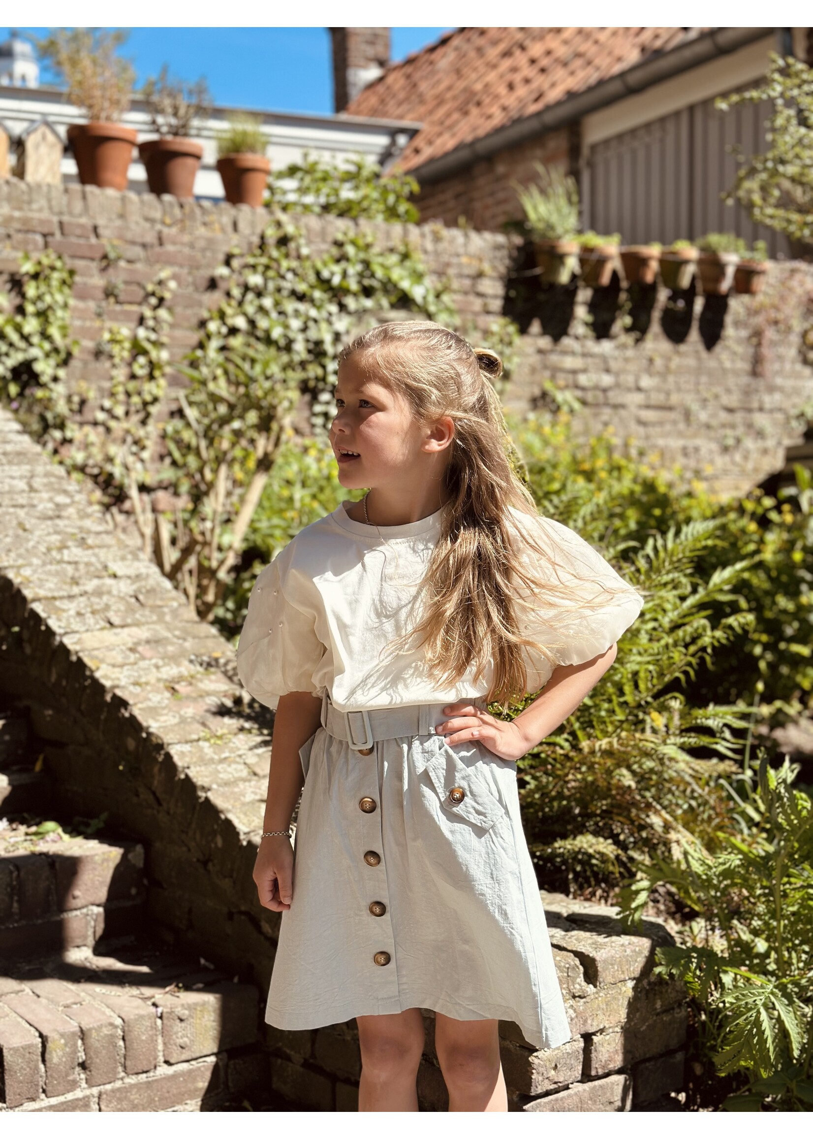 Jannie T-shirt beige