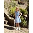 Suze blouse dress blue/offwhite stripes