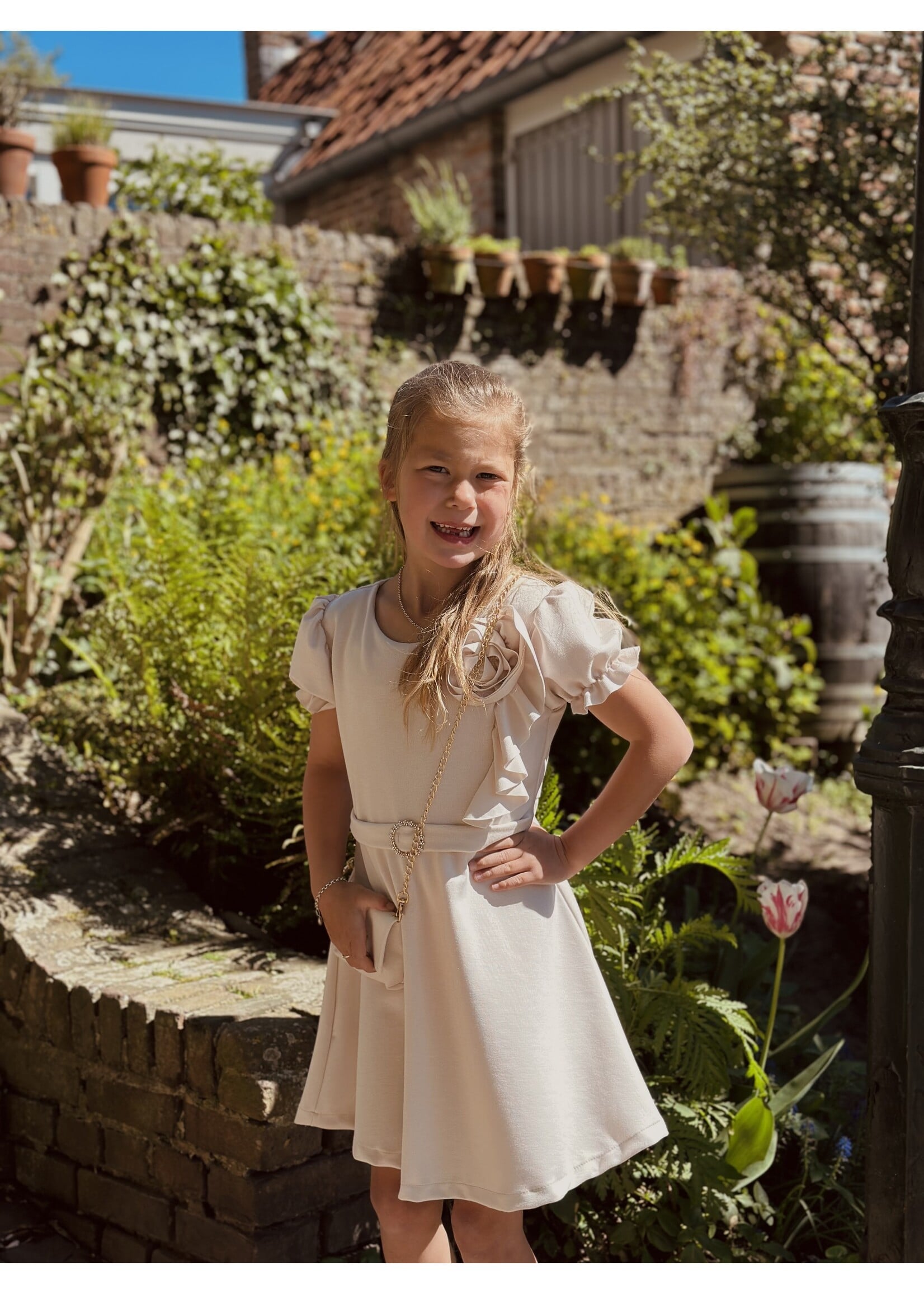 Anne-Jet dress beige