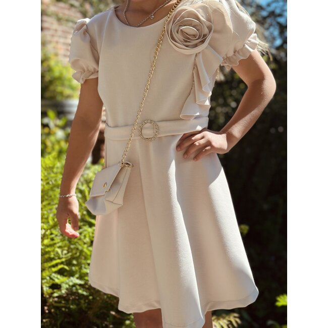 Anne-Jet dress beige