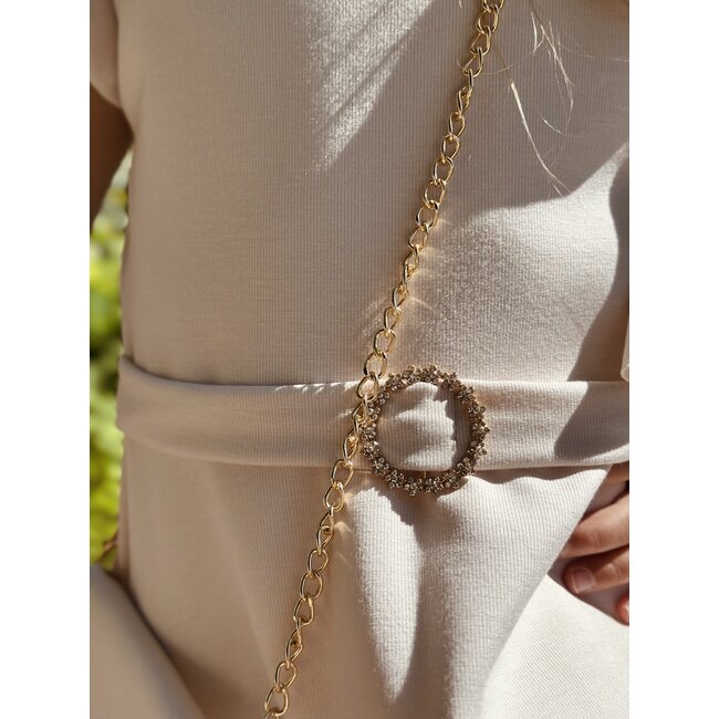 Anne-Jet dress beige
