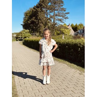 Jenieke set skirt + blouse cherry print