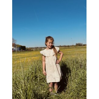 Liara dress broderie beige