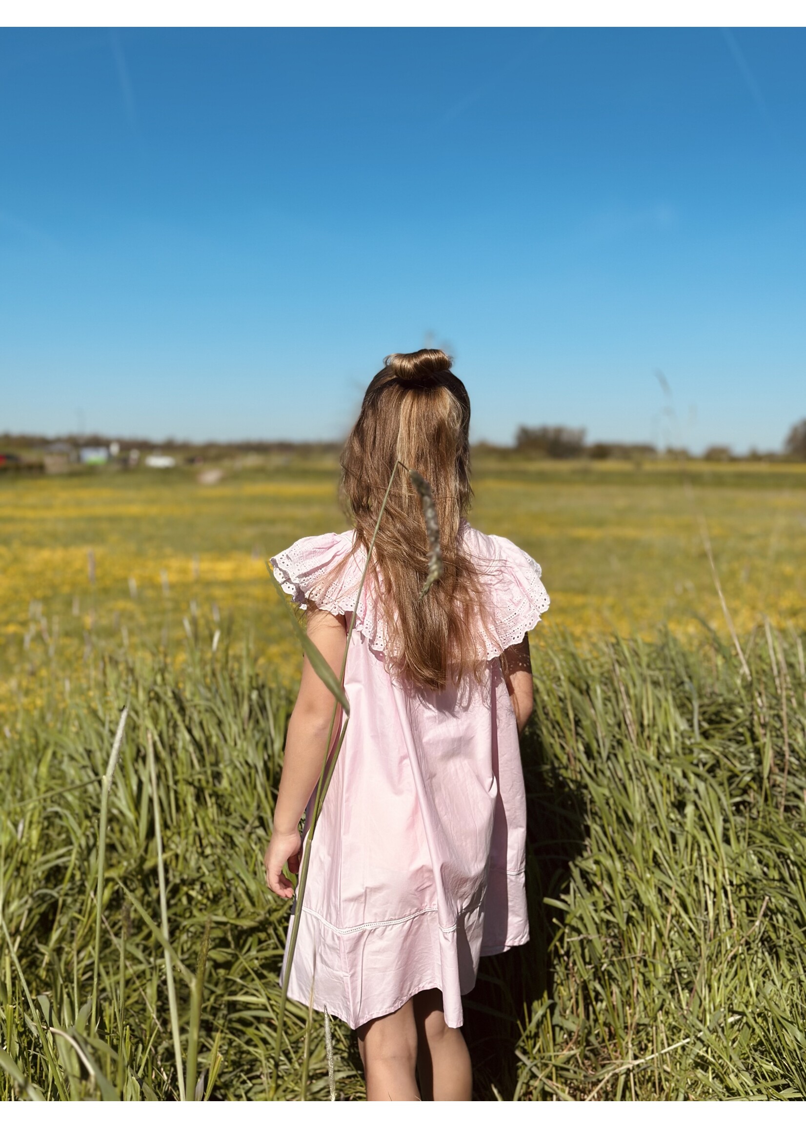 Liara dress broderie pink