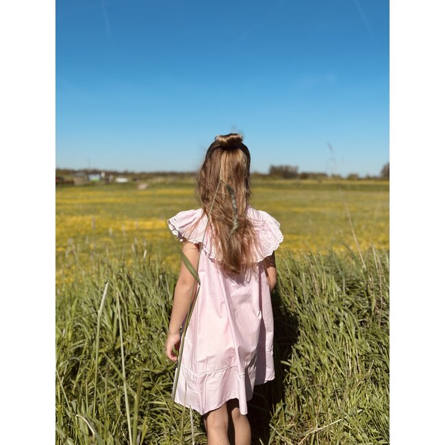 Liara dress broderie pink