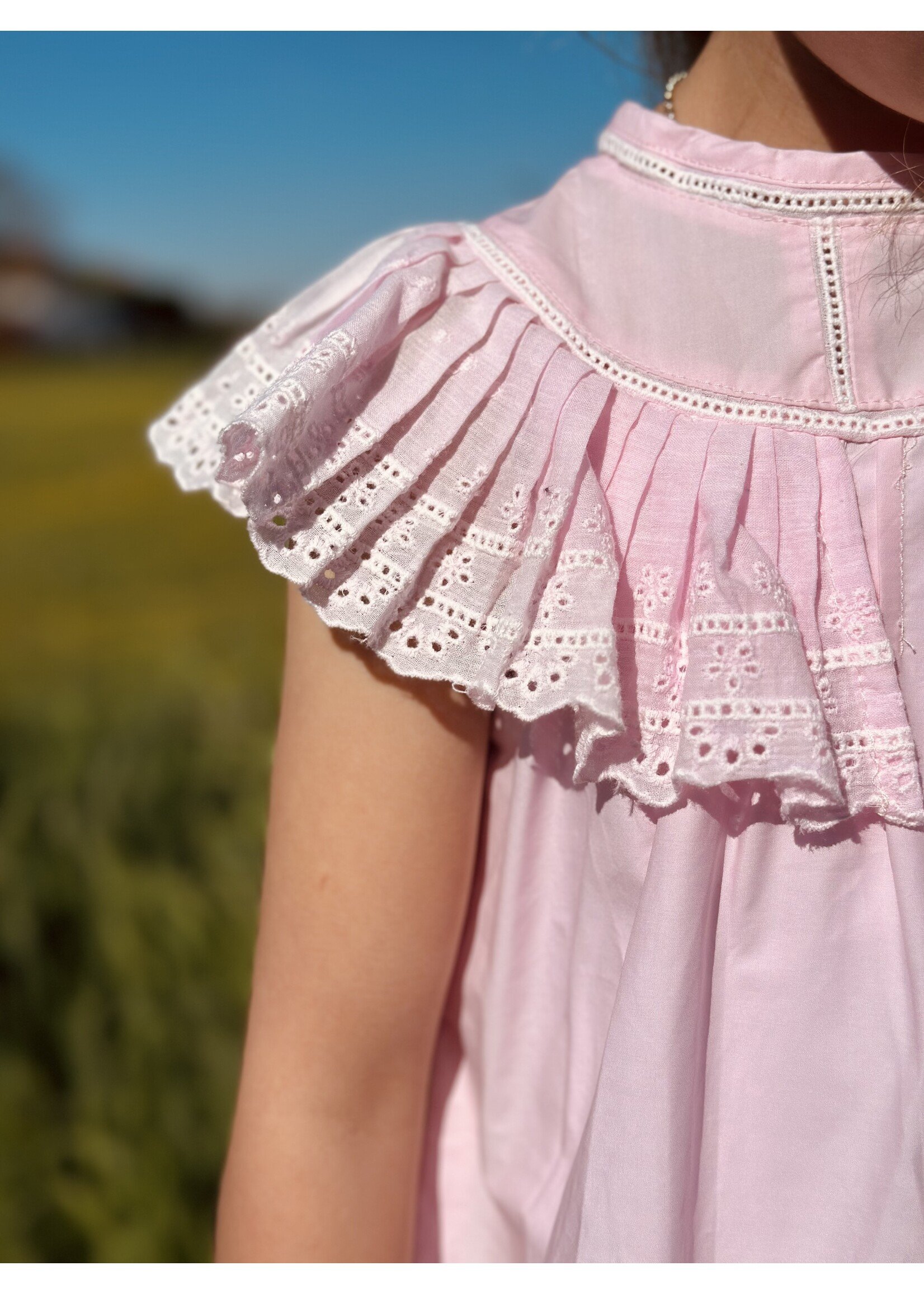 Liara dress broderie pink