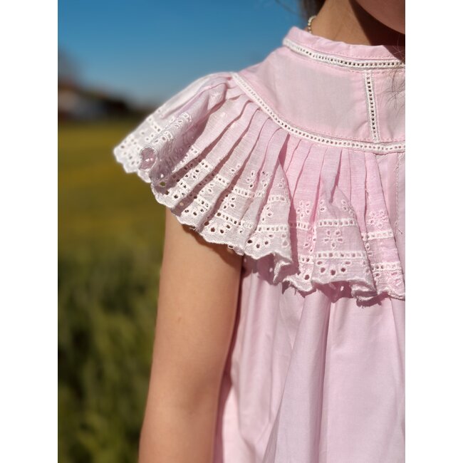 Liara dress broderie pink