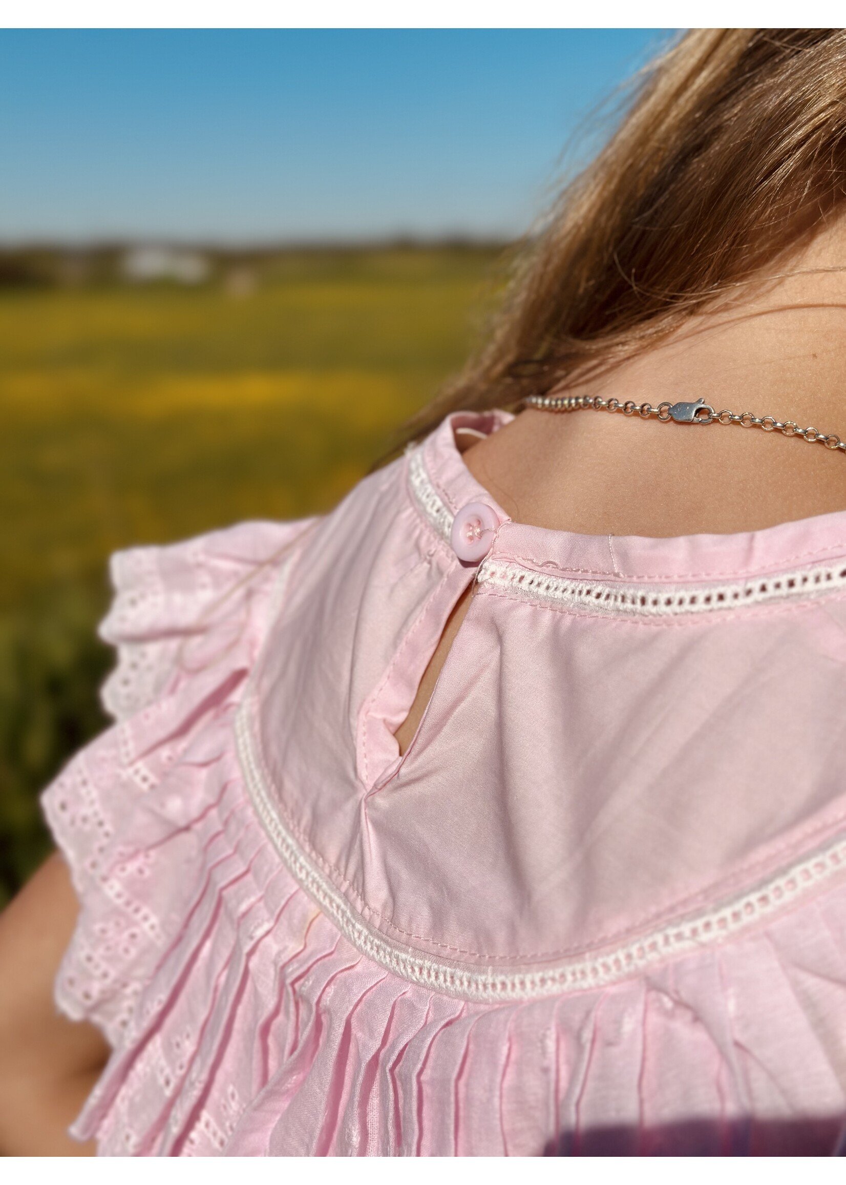 Liara dress broderie pink