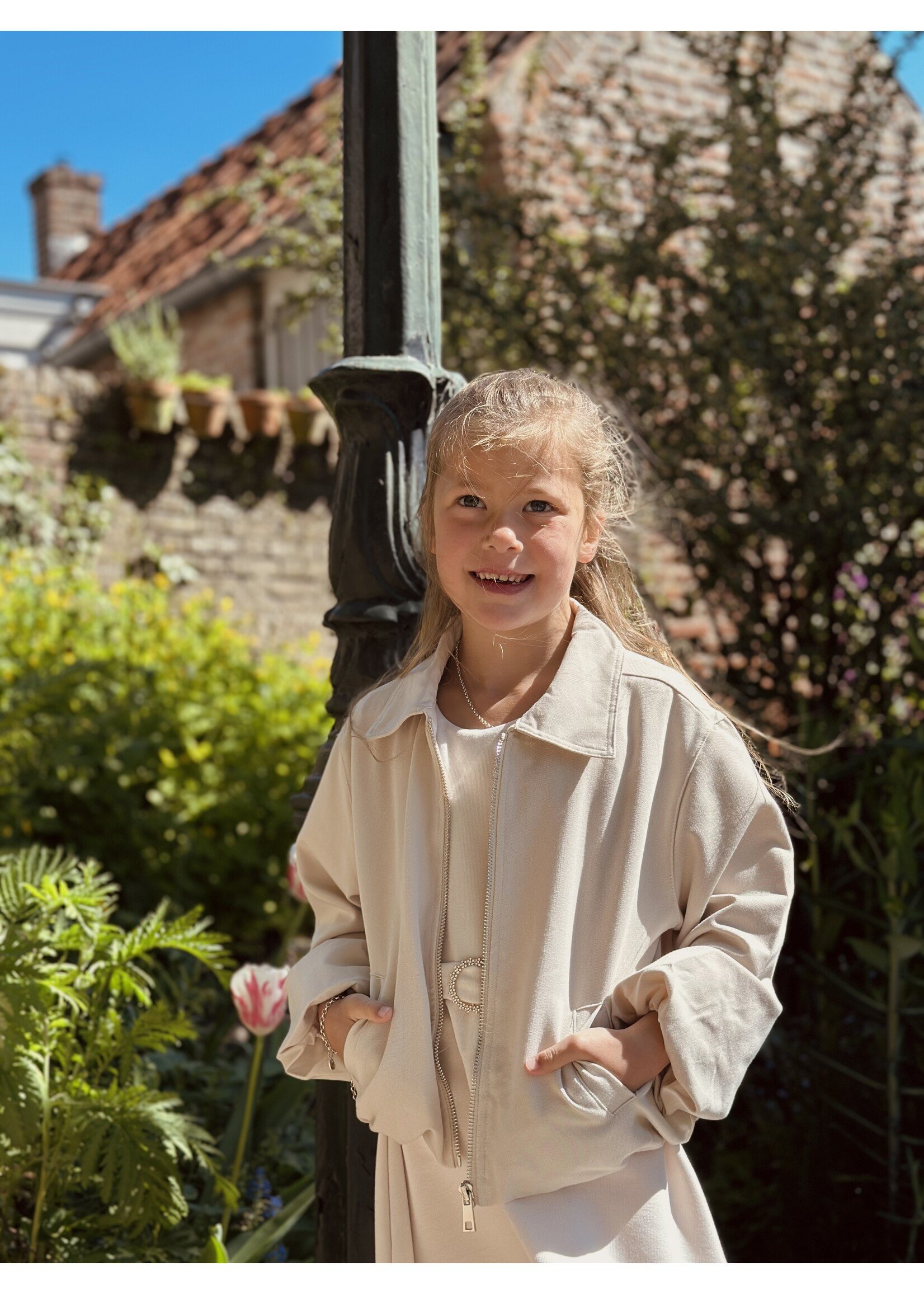 Nosalien bomber jacket beige