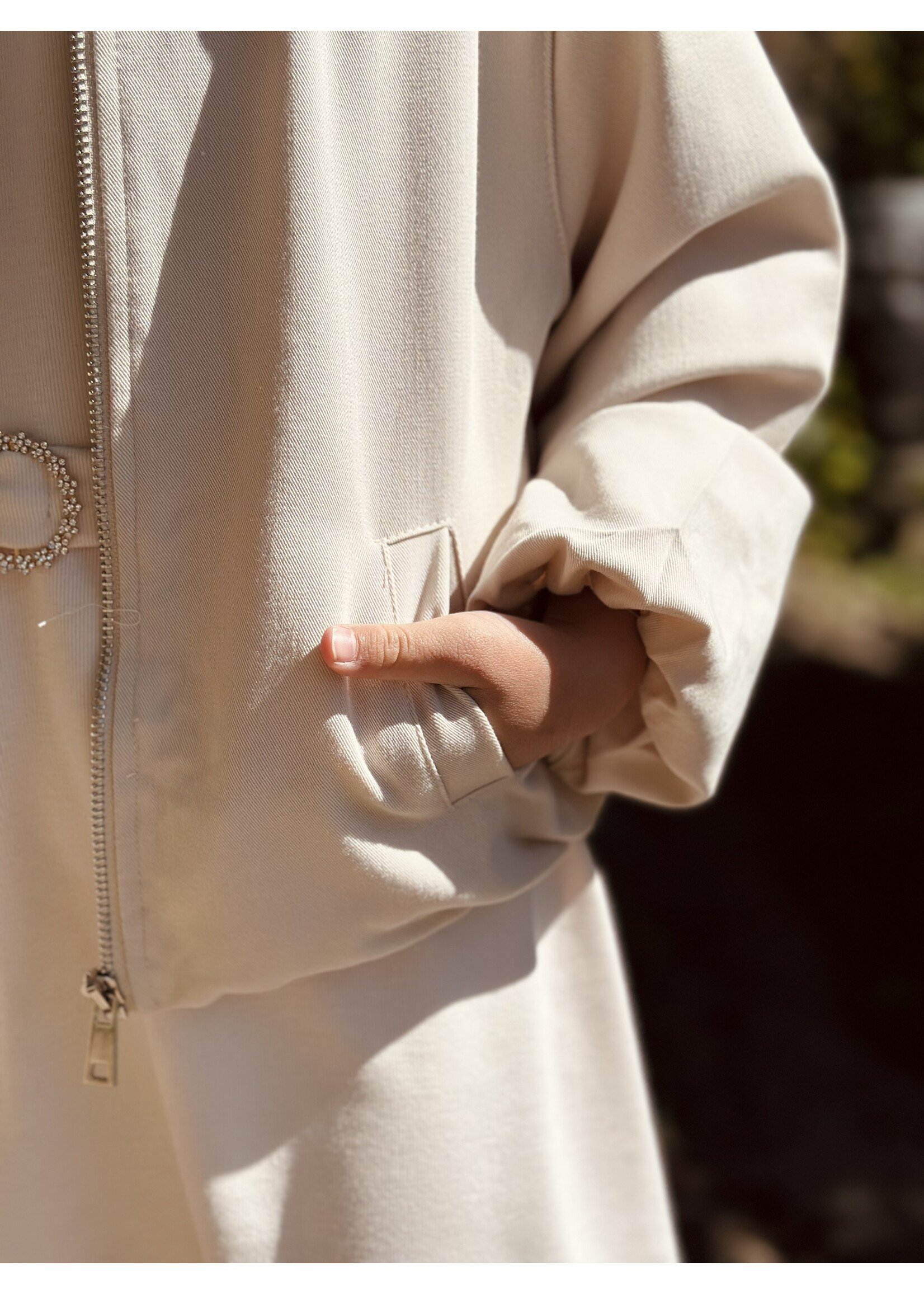 Nosalien bomber jacket beige