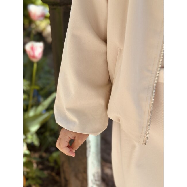 Nosalien bomber jacket beige
