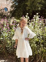 Jet dress broderie white