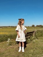 Larise dress offwhite print