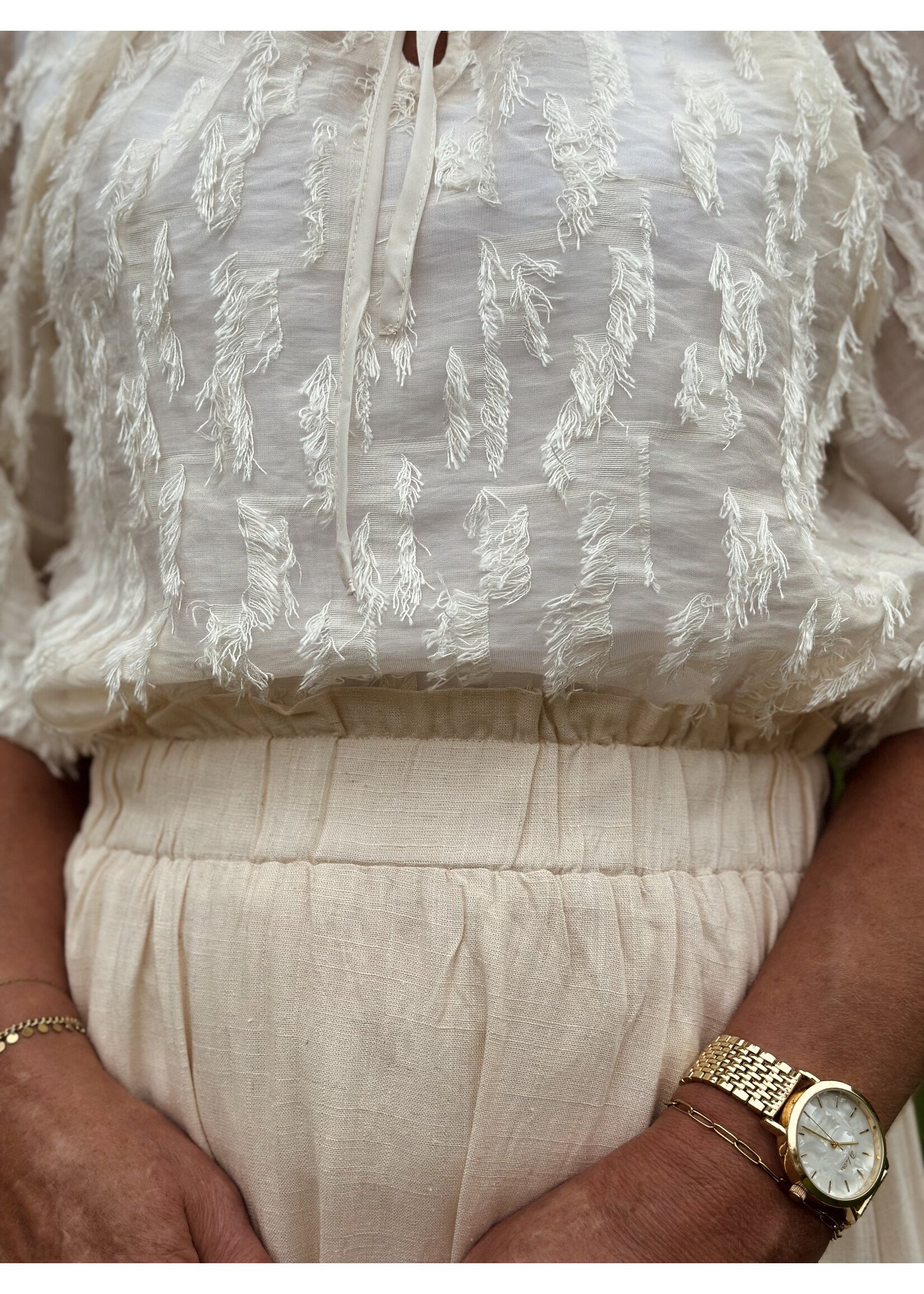 Smashed Lemon Smashed Lemon Gissette skirt beige