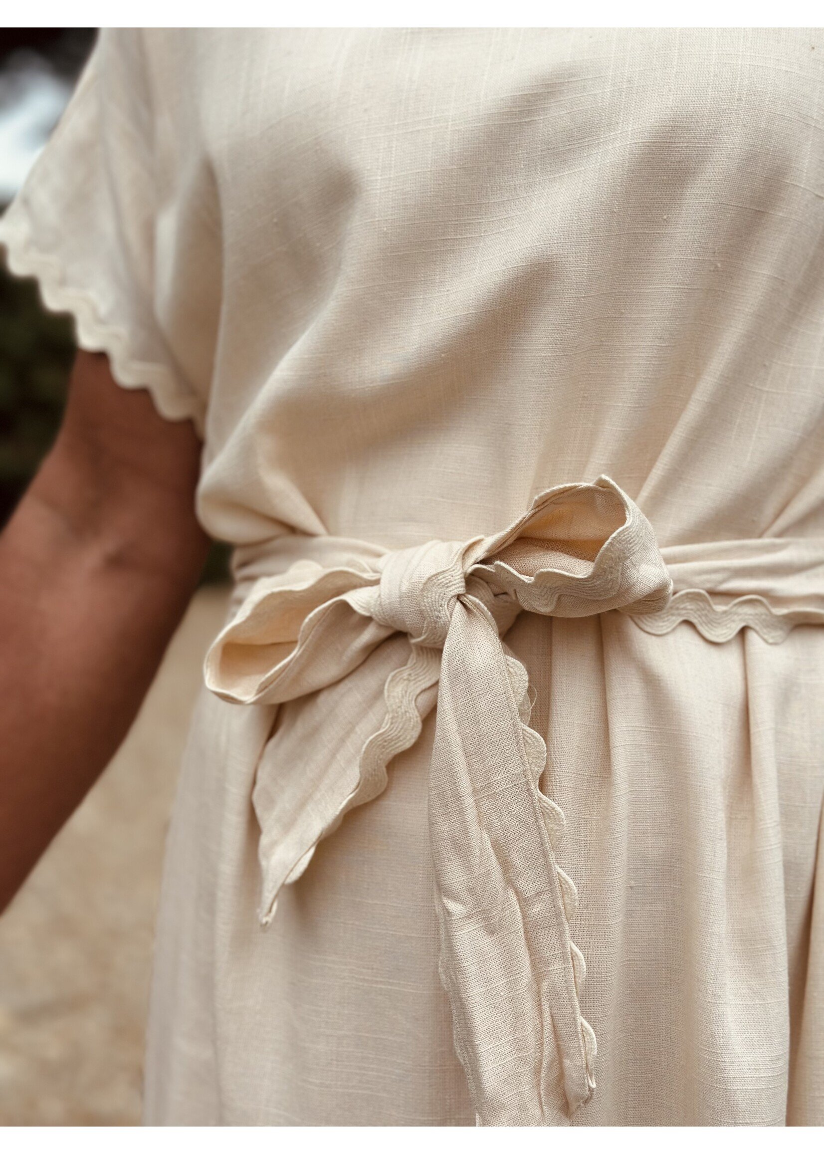 Smashed Lemon Smashed Lemon Gissette long dress beige