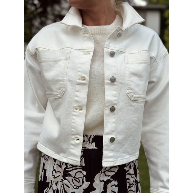 Elvira Smashed Lemon Jorien jacket offwhite
