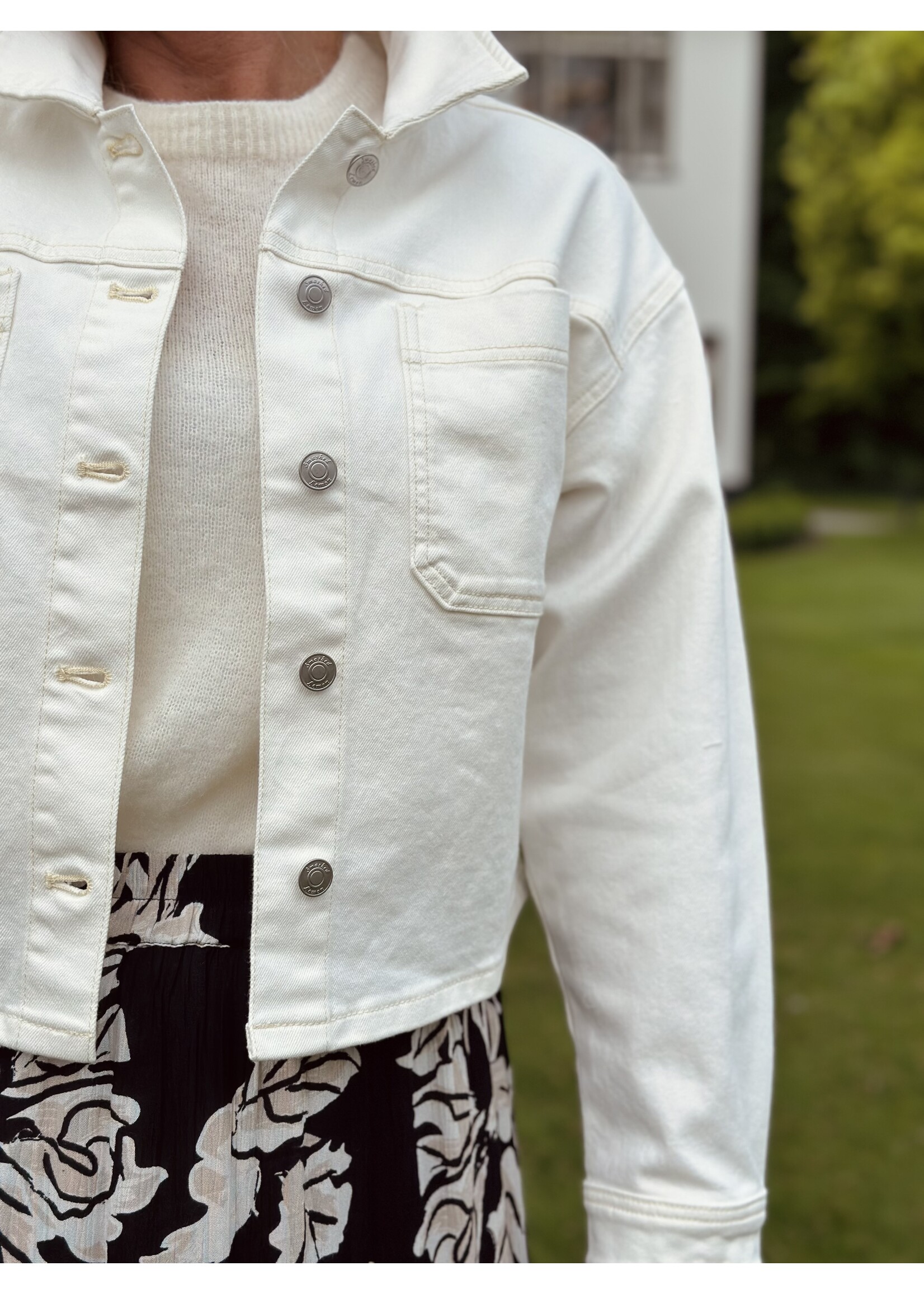 Elvira Smashed Lemon Jorien jacket offwhite