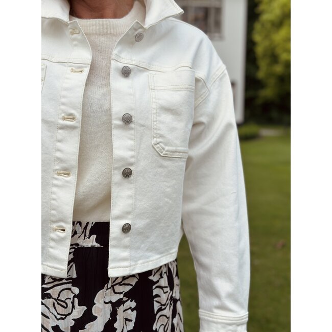 Elvira Smashed Lemon Jorien jacket offwhite