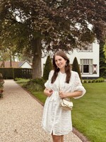 Smashed Lemon Smashed Lemon Yolanda dress white