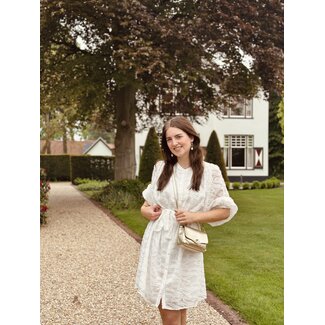 Smashed Lemon Smashed Lemon Yolanda dress white