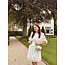 Smashed Lemon Smashed Lemon Yolanda dress white