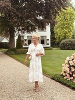 Smashed Lemon Smashed Lemon Jorine long dress white/gold