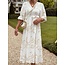 Smashed Lemon Smashed Lemon Jorine long dress white/gold