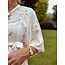 Smashed Lemon Smashed Lemon Jorine long dress white/gold