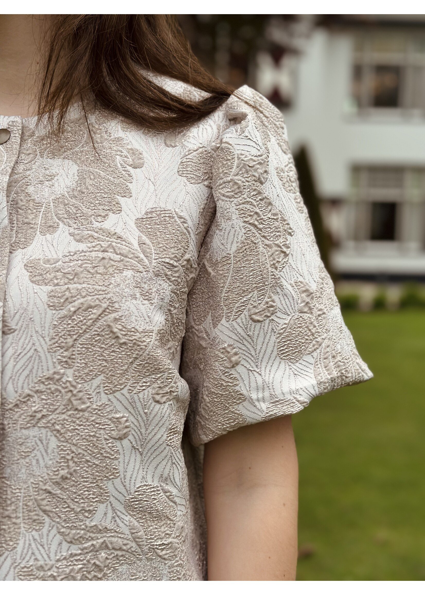 Elvira Elvira Lea top beige flower print