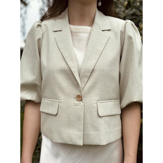 Elvira Yara blazer green