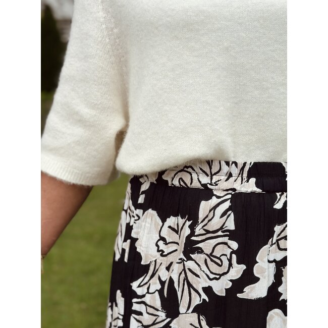 Ze-Ze Ze-Ze Finja skirt black/white print
