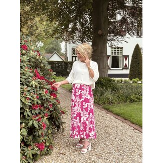 Ze-Ze Ze-Ze Finja skirt pink/white print